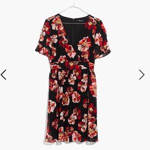 Madewell tulip-sleeve mini dress